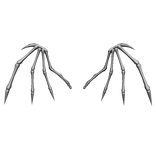 Silver Demon King Wings