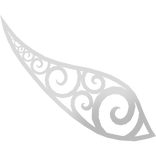 Silver Filigree Fox Tail