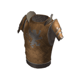 Silver Griffin Medieval Chest & Shoulder Armor