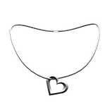 Silver Hanging Heart Necklace (3.0)