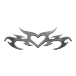 Silver Heart Crown