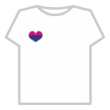 Silver LGBTQ+ Bi Flag Heart