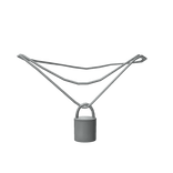 Silver Lock Necklace 1.0
