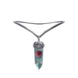 Silver Rose Necklace