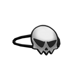 Silver Skull Hair Clip