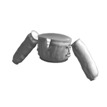 Silver Sleeve Tube Top with Silver Tie Rings