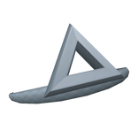 Silver Triumphant Ruler Tiara