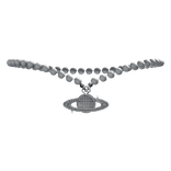 Silver Y2K Planet Necklace 1.0