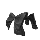 Simple Black Hair Bows