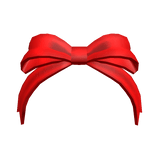 Simple Headbow Red