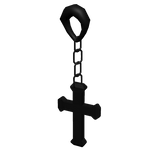 Single Hanging Black Earring