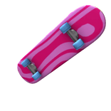 Skateboard #10: Magenta Swirl