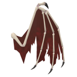 Skeletal Red Dragon Wing (L)