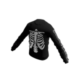 Skeleton Bones Long Sleeve (Black)
