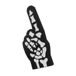 Skeleton Foam Finger