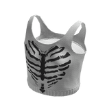 Skeleton Tank top White