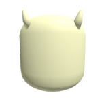 Skin Color Head w/  Horns