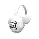 Skull Earmuffs White