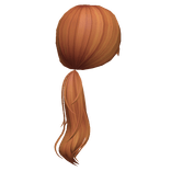 Sleek Low Ponytail in Ginger