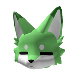Sleepy Green Kemono Fox