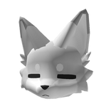 Sleepy White Kemono Fox