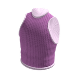 Sleeveless Cropped Knit (Pink)