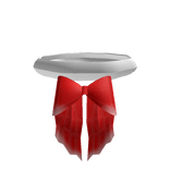 Small Christmas Necklace With Red Bow 🎄