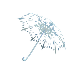 Snowflake umbrella
