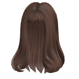 Soft Brown Birkin Bangs