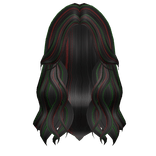 Soft Holiday waves in black