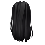 Soft Long Black Bangs