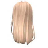 Soft Long Blonde Bangs