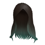 Soft Long Hair Brown to Teal