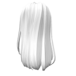 Soft Long White Bangs