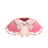 Soft Pink Holiday Coat with Peach and Gold Trim