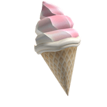 Soft Serve Strawberry n Vanilla Icecream