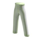 Soft Sweat Pants in Pastel Green with White sides