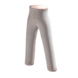 Soft Sweat Pants in Pastel Peach with White sides