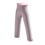 Soft Sweat Pants in Pastel Pink with White sides