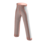 Soft Sweat Pants in Pink / Red with White sides