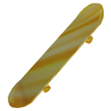 Solid Gold Skateboard