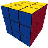 Solved Puzzle Cube Shoulder
