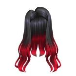 Sorority Girl Hair Black to Red