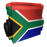 South Africa Backpack World Globe Flag