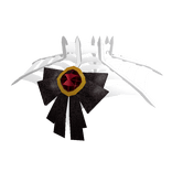 Spider Web Neck Corset White