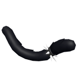 Spiked Black Jaguar Tail