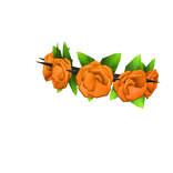 Spiked Halloween Rose Crown