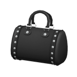 Spikey Leather Bag - Black