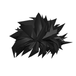 Spiky Black Anime Hair