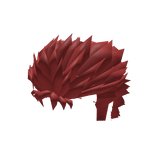 Spiky Manga Hair Red